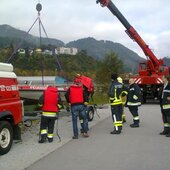 Öleinsatz auf der Salzach