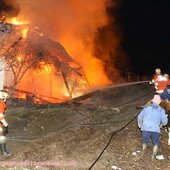 Vollbrand des Stallgebäudes und der Garage