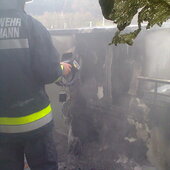 Brand einer Gasflasche