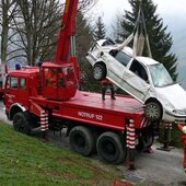 70 m über eine steile Böschung