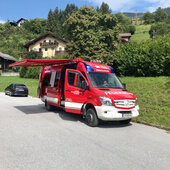 Brand einer Acetylenflasche in St. Veit