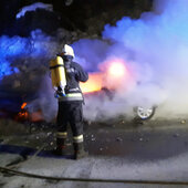 Fahrzeugbrand B 163