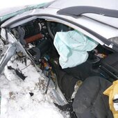 Zusammenstoß zweier Fahrzeuge