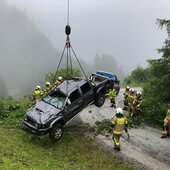 Fahrzeugabsturz Großarl