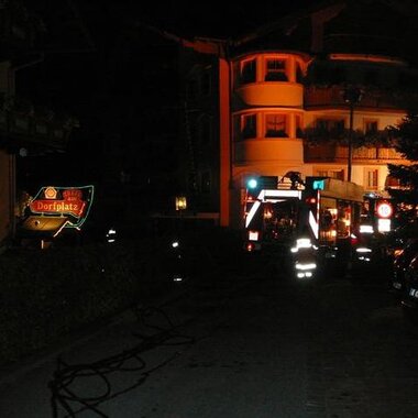 Brand im Hotel Tannenhof