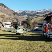 Waldbrandeinsatz Rauris