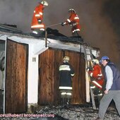 Vollbrand des Stallgebäudes und der Garage