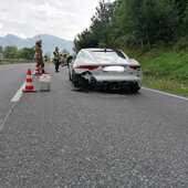 AUFRÄUMARBEITEN NACH VERKEHRSUNFALL
