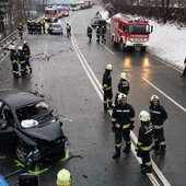 Schwerer Verkehrsunfall auf der B311
