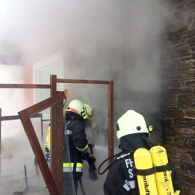 Fassadenbrand Liechtensteinklammstraße