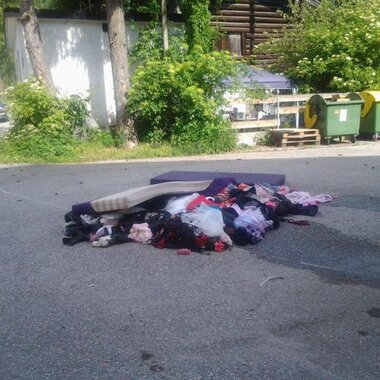 Zimmerbrand in Asylunterkunft