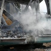 Bagger in Brand