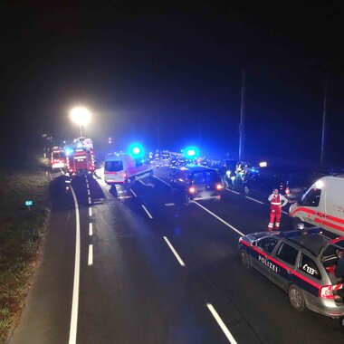 Schwerer Verkehrsunfall auf der L269