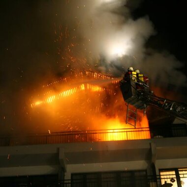 Küchenbrand im 3. OG