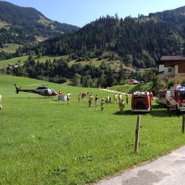 Waldbrand Großarl