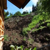 Aufräumarbeiten nach Unwetter vom Vortag