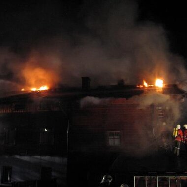 Wohnhausbrand Reinbachstraße