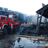 Brand Sägewerk Großarl