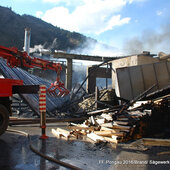 Brand Sägewerk Großarl