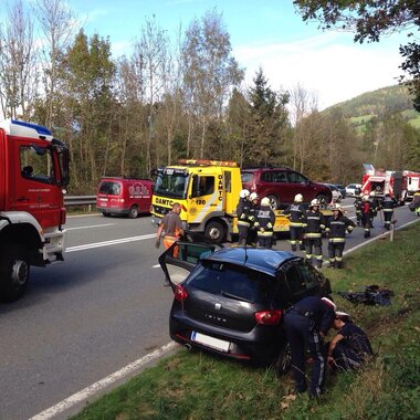 Verkehrsunfall auf der B311