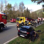 Verkehrsunfall auf der B311