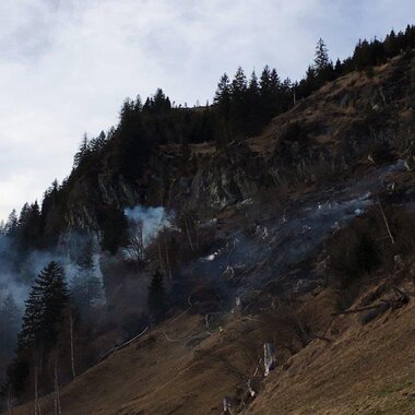 Flächenbrand Hüttschlag