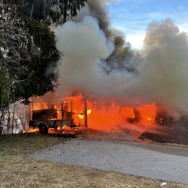 Dachstuhlbrand Altenmarkt