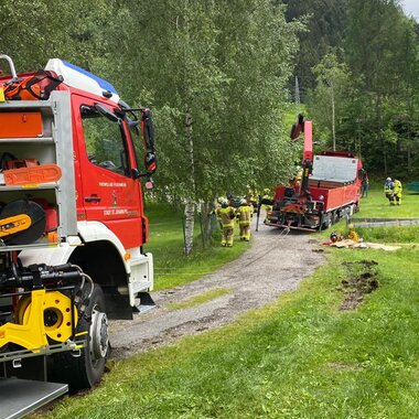 LKW-Bergung in Goldegg