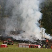 Waldbrand zur Mittagszeit in Großarl