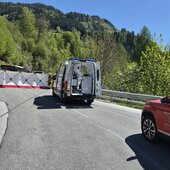 AUFRÄUMARBEITEN NACH VERKEHRSUNFALL