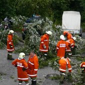 Zwei Einsätze am späten Nachmittag nach Unwetter