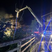 Brand Stallgebäude Großarl