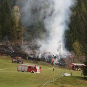 Waldbrand zur Mittagszeit in Großarl