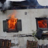 Brand eines landwirtschaftlichen Gebäudes