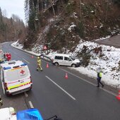 AUFRÄUMARBEITEN NACH VERKEHRSUNFALL