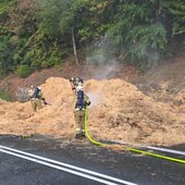 LKW-Brand beim Schönbergtunnel