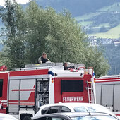 Brand einer Acetylenflasche in St. Veit