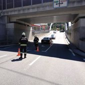 Verkehrsunfall mit mehreren beteiligten Fahrzeugen