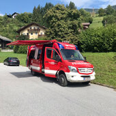 Brand einer Acetylenflasche in St. Veit