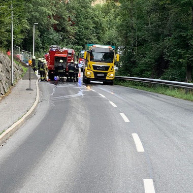 Beseitigung einer Ölspur