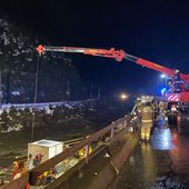 Bergung von Baumaschinen und Baustelleneinrichtungen