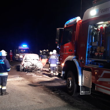 Verkehrsunfall L109 Tiefblick