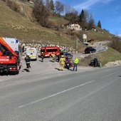 AUFRÄUMARBEITEN NACH VERKEHRSUNFALL