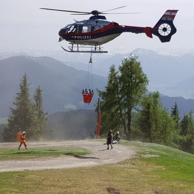 Waldbrand Werfenweng