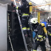 Brand einer Absaugungsanlage