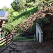 Aufräumarbeiten nach Unwetter vom Vortag