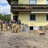 Hochwassereinsätze im gesamten Stadtgebiet