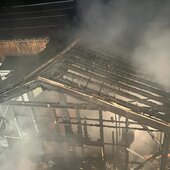 Brand Stallgebäude Großarl