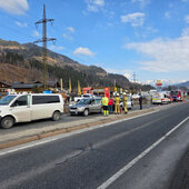 AUFRÄUMARBEITEN NACH VERKEHRSUNFALL