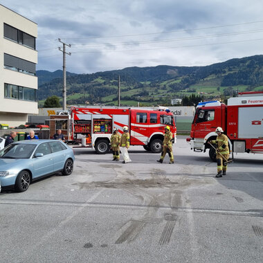 Öleinsatz Lidl Parkplatz